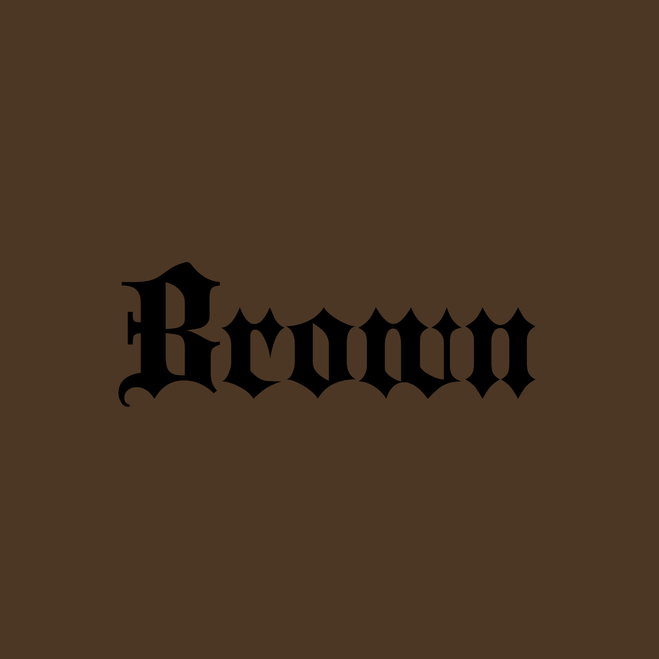 Brown
