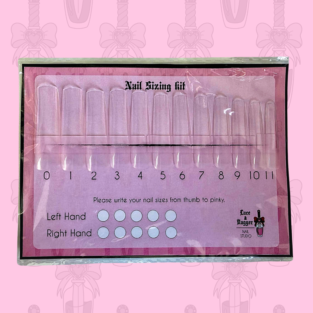 Press-On Nail Sizing Kit